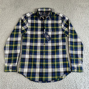 Vineyard Vines Crosby Shirt Mens Small Plaid Button Down Flannel Performance New